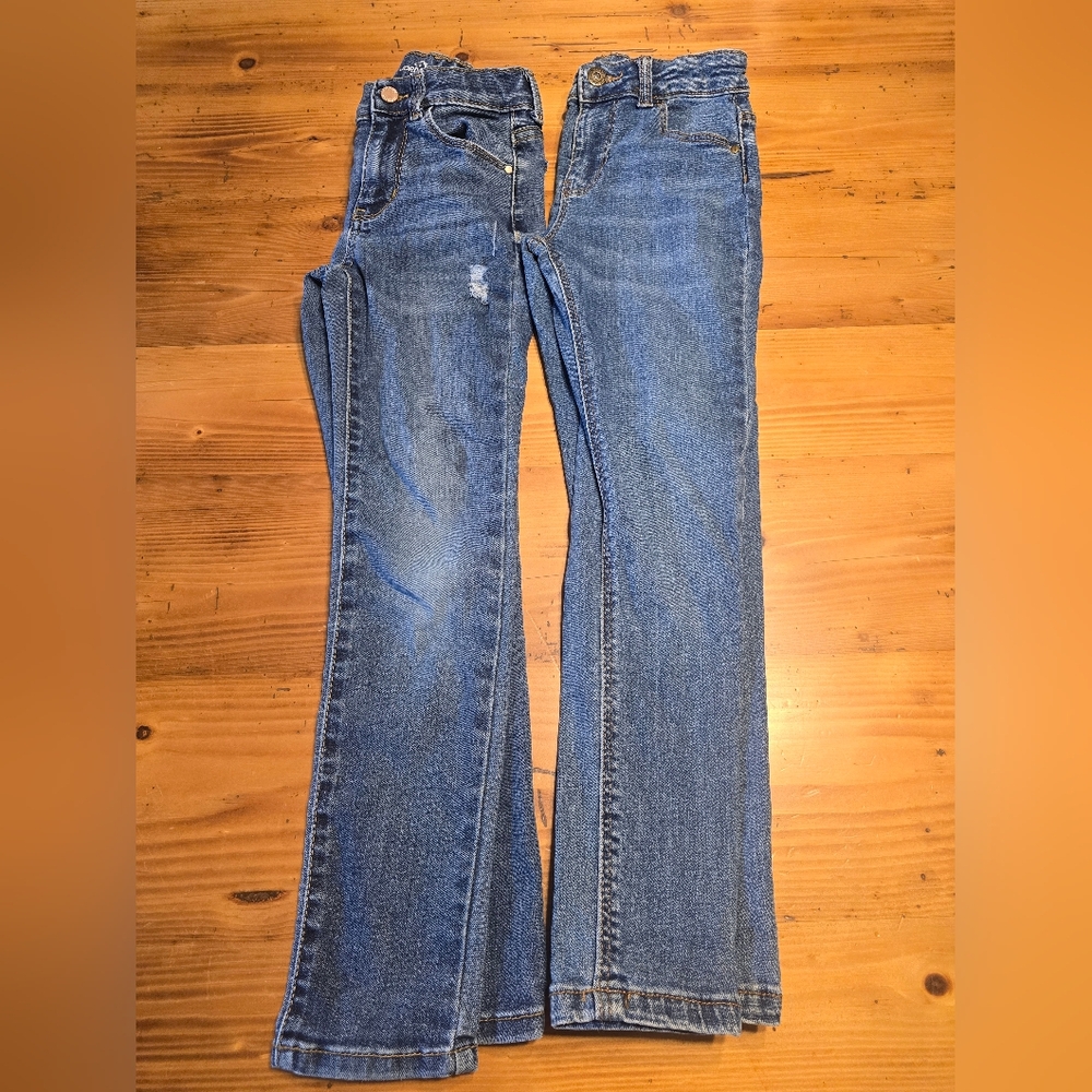 Skinny Size 7 Girl Jeans 2 Pack